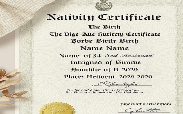 Nativity Certificate